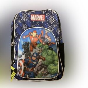 Marvel Avengers Light up Backpack with Multi-Color Superhero Print